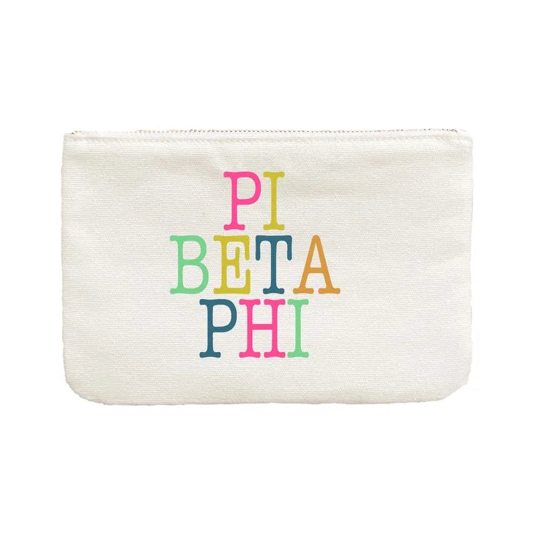 Colorblock Sorority Pouch