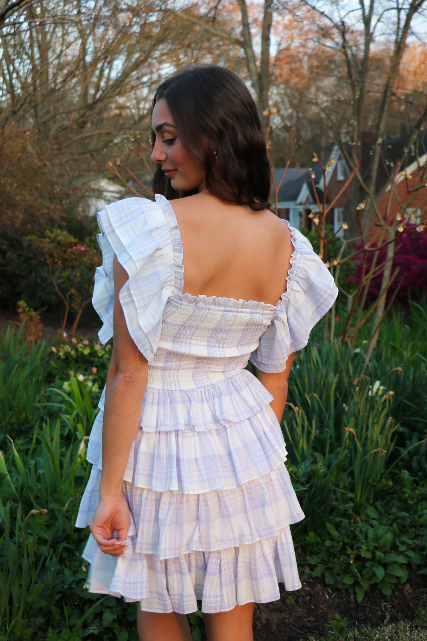 The Lady in Lavender Ruffle Mini