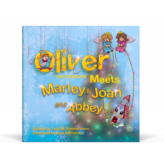 Oliver the Ornament Meets Marley + Joan + Abbey Book