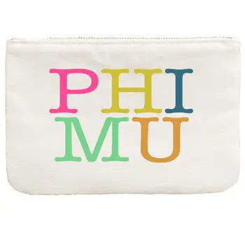 Colorblock Sorority Pouch