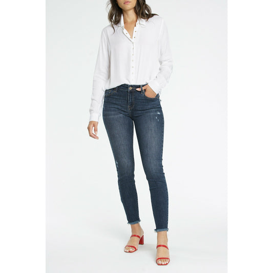 Audrey Mid Rise Skinny in Ready Steady