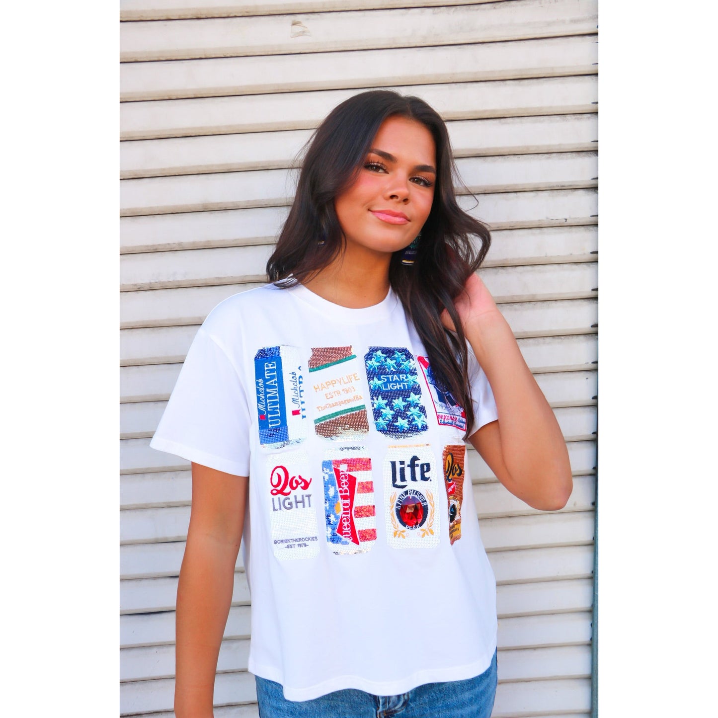 Red, White, & Beer Tee