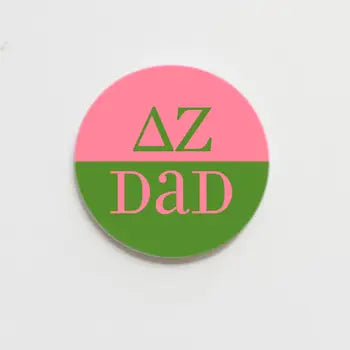 Dad Greek Parent Button 2.25"
