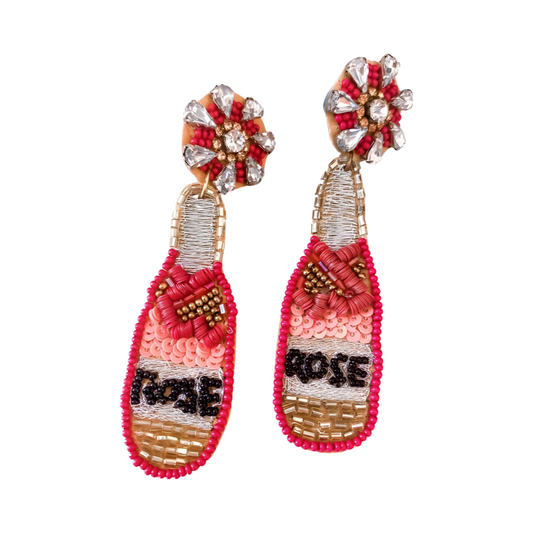 Sip Sip Rose Earrings