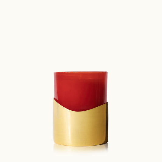 Simmered Cider Poured Candle with Sleeve, Harvest Red