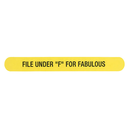 F is For Fabulous Nail File