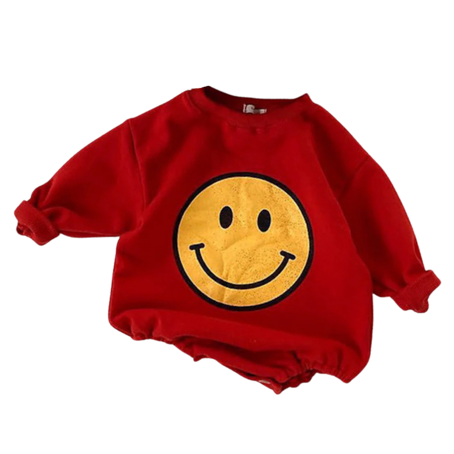 Smiley Face Sweatshirt Bubble