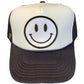 White Smiley Patch Hat