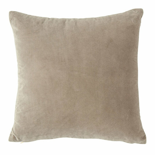 Taupe Velvet Pillow (20")