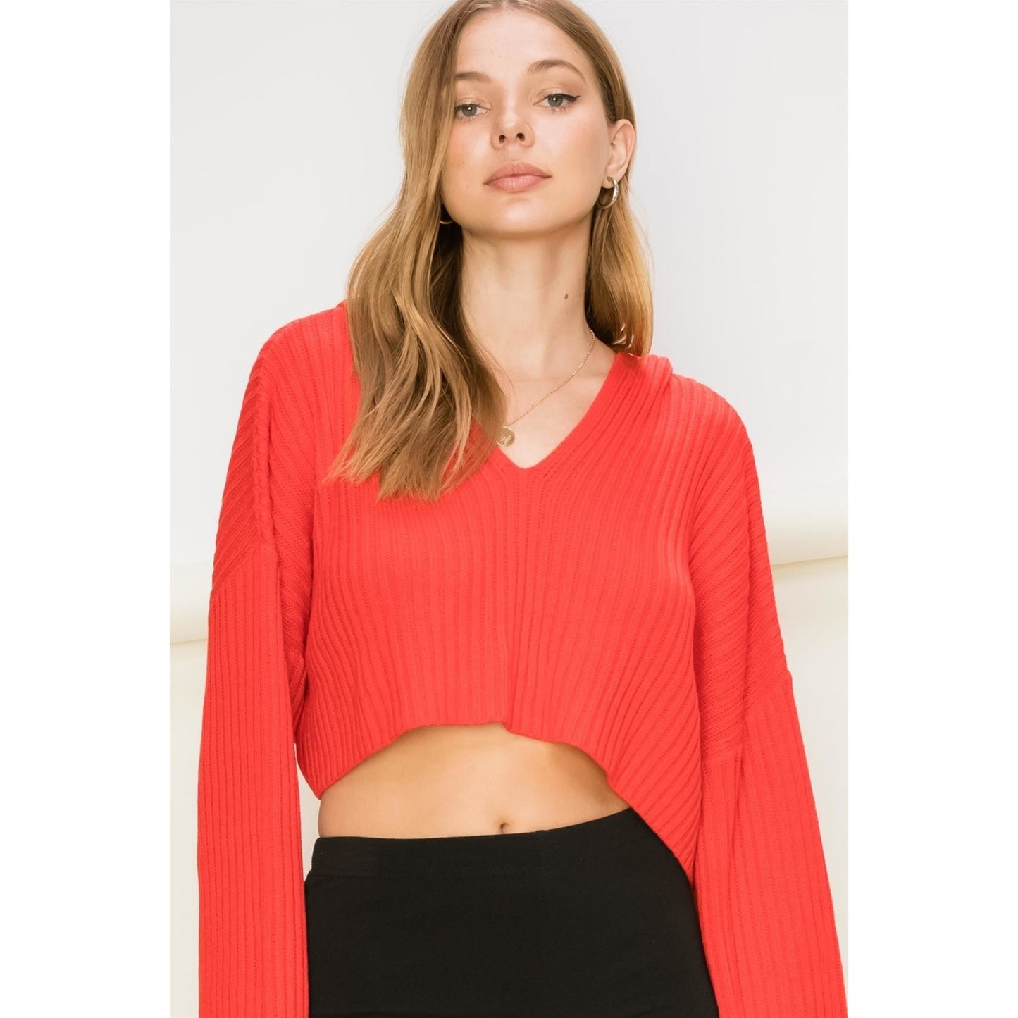 The Creswell Cropped Knit Top