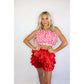 The Cupid Tulle Crop Top