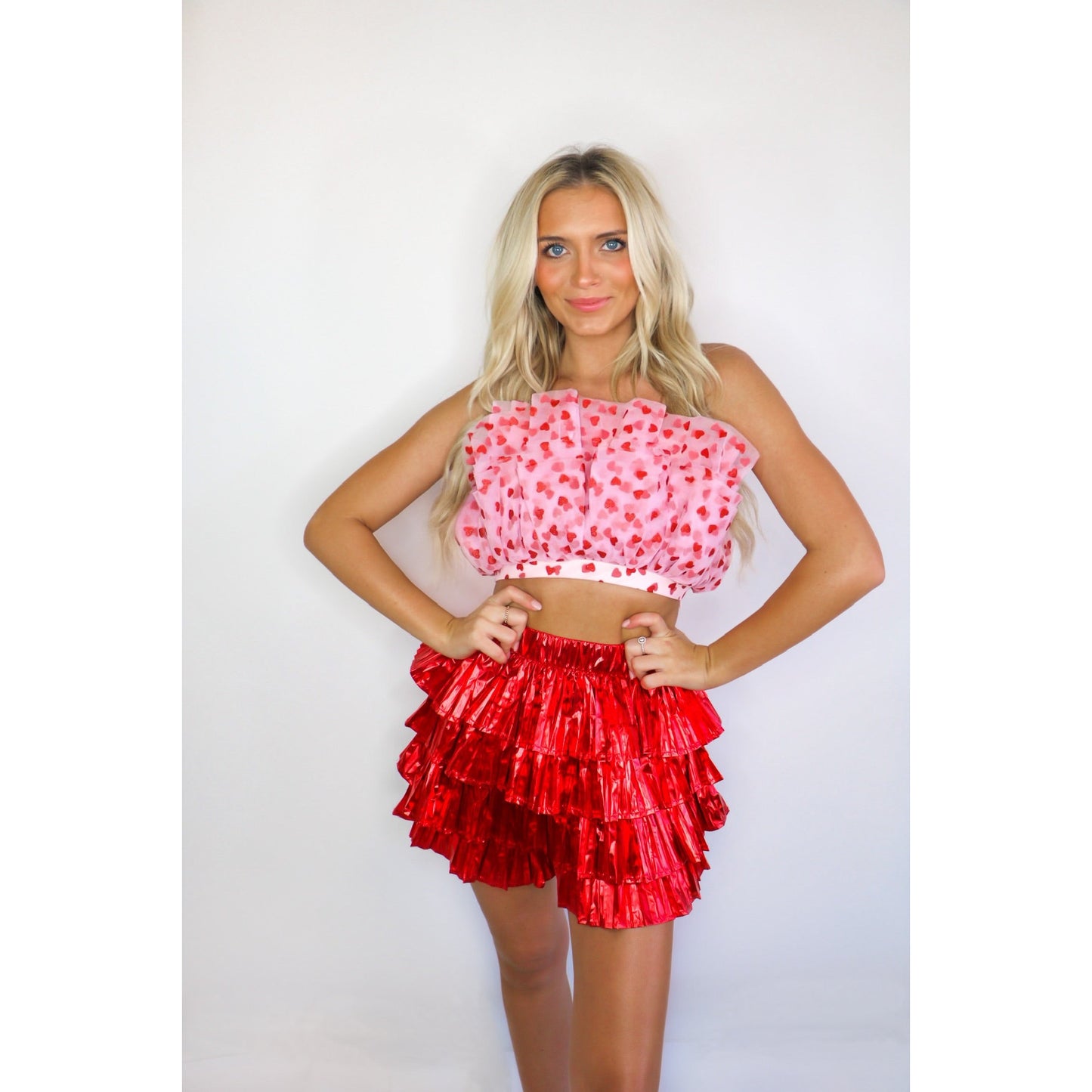 The Cupid Tulle Crop Top