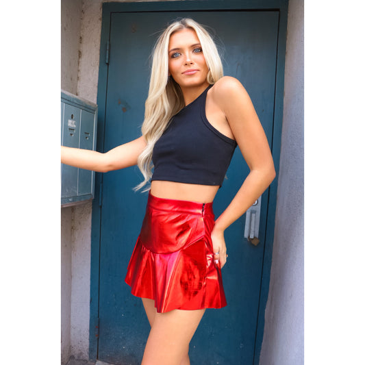 The Zenon Metallic Skirt